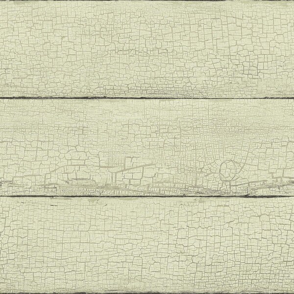 Manhattan Comfort Gloucester Morgan Mint Distressed Wood 33 ft L X 205 in W Wallpaper BR4072-70014 - main